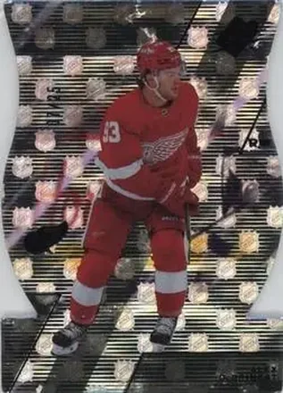 2023-24 SPx - NHL Shield Hologram Die Cut #4 - Alex DeBrincat - Detroit Red Wings