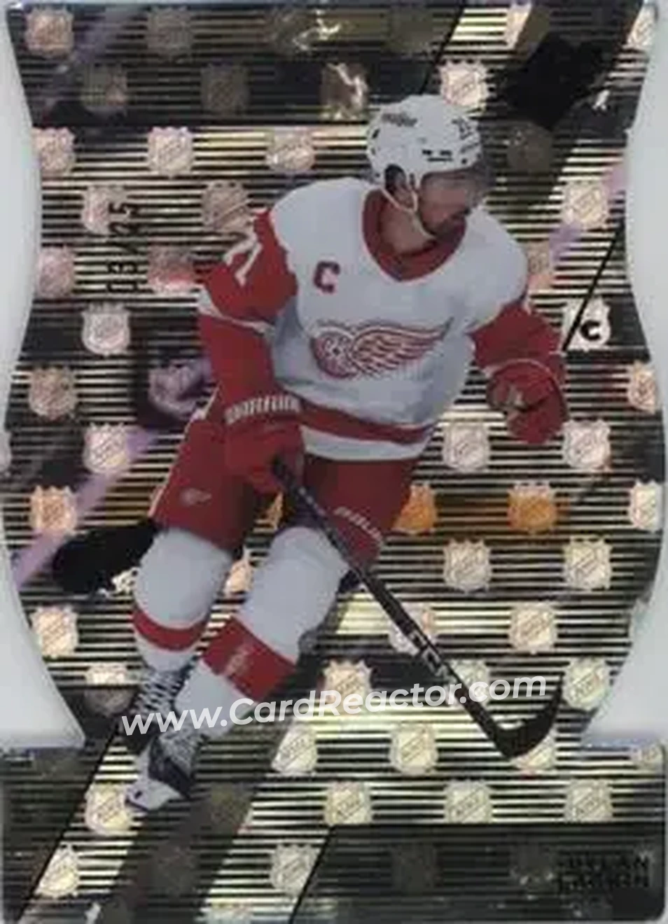 2023-24 SPx - NHL Shield Hologram Die Cut #5 - Dylan Larkin - Detroit Red Wings - Front
