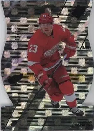 2023-24 SPx - NHL Shield Hologram Die Cut #33 - Lucas Raymond - Detroit Red Wings
