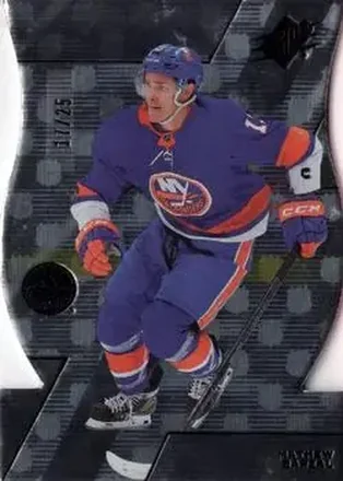 2023-24 SPx - NHL Shield Hologram Die Cut #46 - Mathew Barzal - New York Islanders
