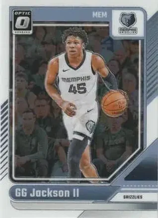 2024-25 Donruss Optic #12 - GG Jackson II - Memphis Grizzlies