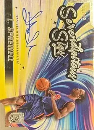2023-24 Topps 3 - Serendipitous Sigs #SS-LS - Latrell Sprewell - New York Knicks