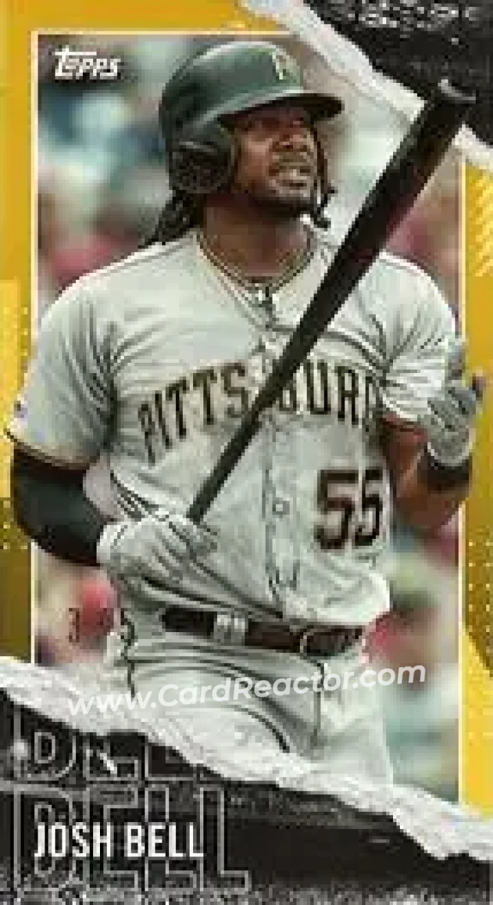 2020 Topps Rip - Mini Cards Gold #M-26 - Josh Bell - Pittsburgh Pirates - Front 2020 Topps Rip - Mini Cards Gold #M-26 - Josh Bell - Pittsburgh Pirates - Front