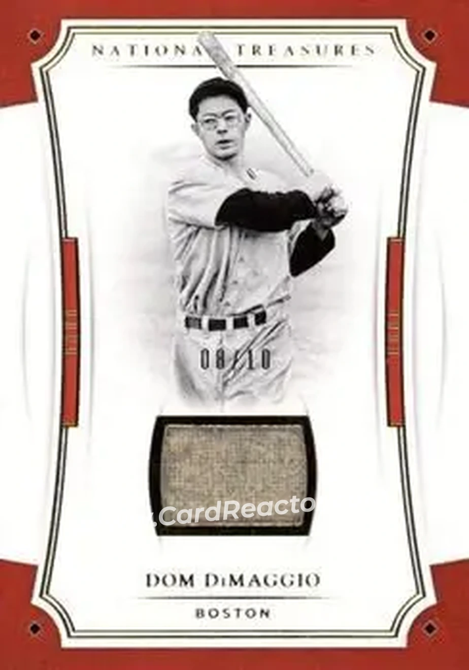 2017 Panini National Treasures - Gold #61 - Dom DiMaggio - Boston Red Sox - Front