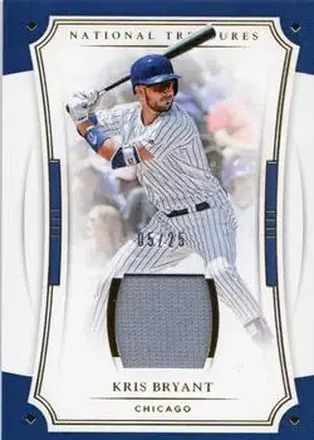 2017 Panini National Treasures - Gold #91a - Kris Bryant - Chicago Cubs