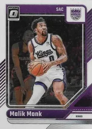 2024-25 Donruss Optic #17 - Malik Monk - Sacramento Kings