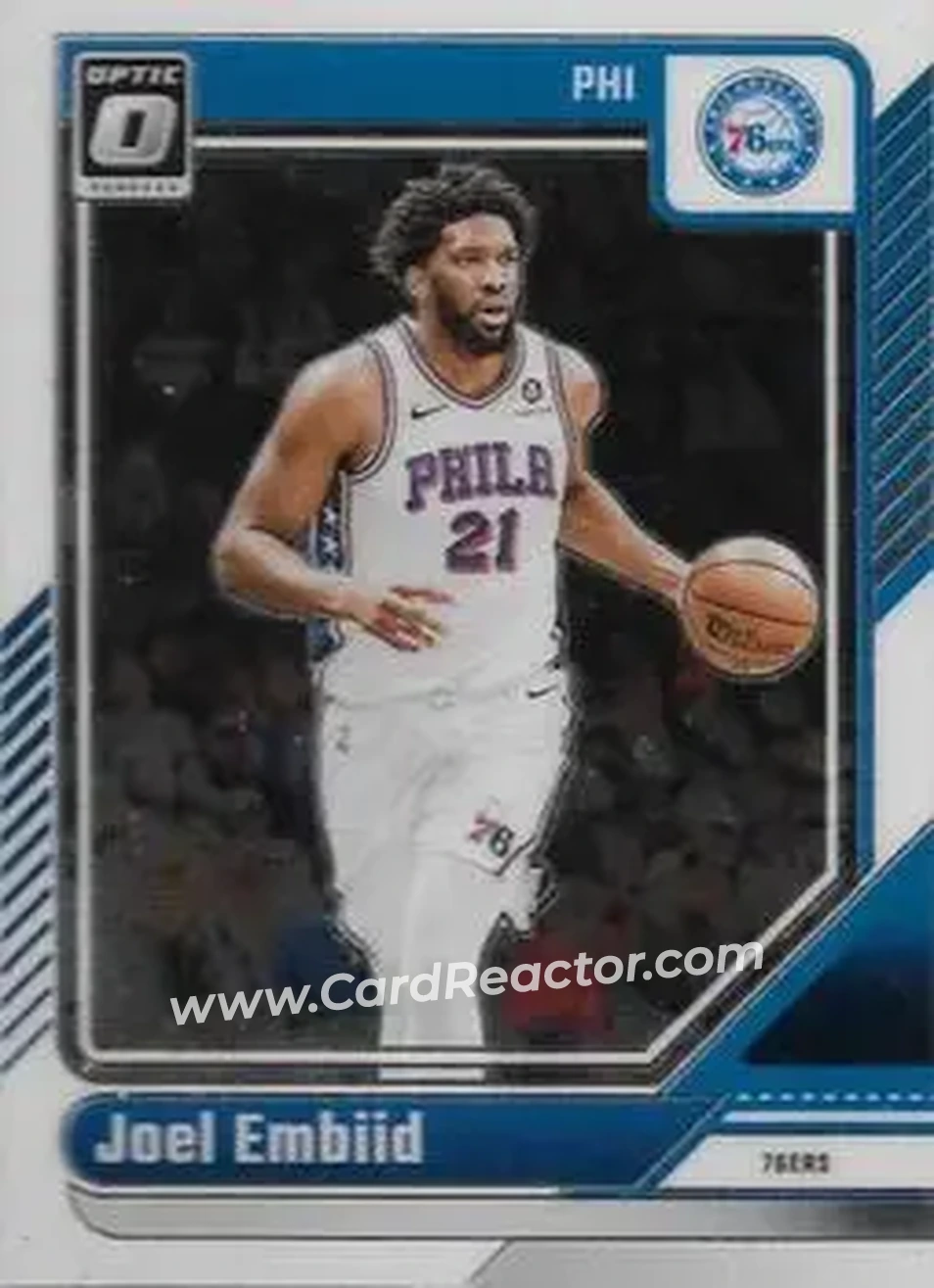 2024-25 Donruss Optic #19 - Joel Embiid - Philadelphia 76ers - Front