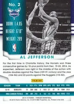 Back of Al Jefferson