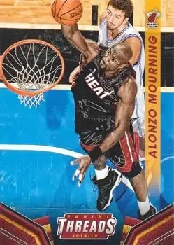 2014-15 Panini Threads #4 Alonzo Mourning