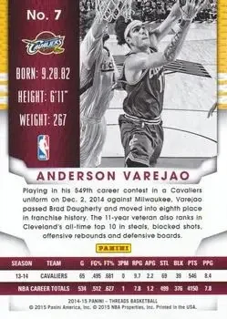 Back of Anderson Varejão