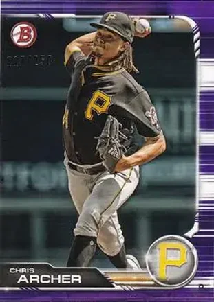 2019 Bowman - Purple #46 - Chris Archer - Pittsburgh Pirates