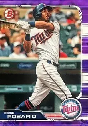 2019 Bowman - Purple #63 - Eddie Rosario - Minnesota Twins