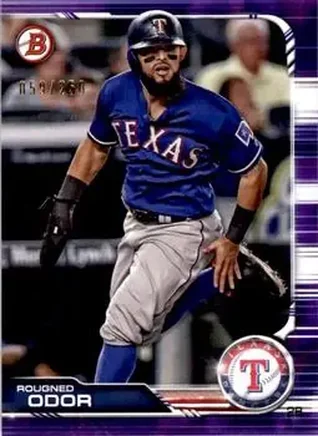 2019 Bowman - Purple #77 - Rougned Odor - Texas Rangers