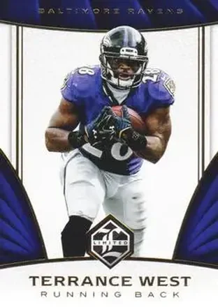 2016 Panini Limited #13 - Terrance West - Baltimore Ravens