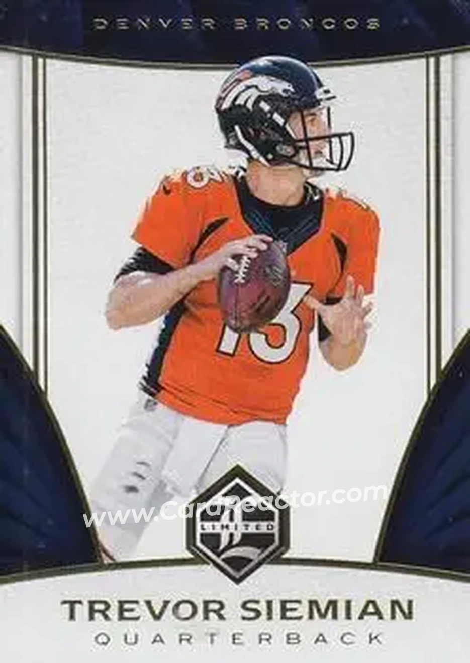 2016 Panini Limited #15 - Trevor Siemian - Denver Broncos - Front