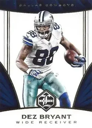 2016 Panini Limited #20 - Dez Bryant - Dallas Cowboys