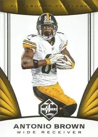 2016 Panini Limited #27 - Antonio Brown - Pittsburgh Steelers