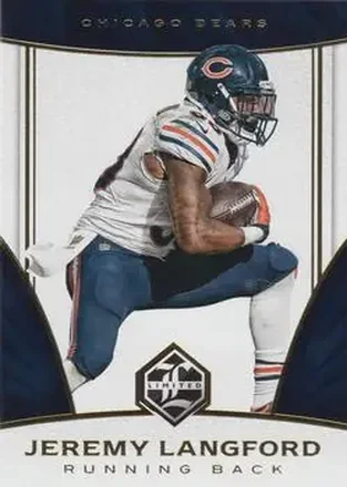 2016 Panini Limited #36 - Jeremy Langford - Chicago Bears