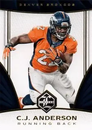 2016 Panini Limited #39 - C.J. Anderson - Denver Broncos
