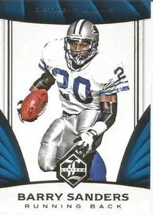 2016 Panini Limited #46 - Barry Sanders - Detroit Lions