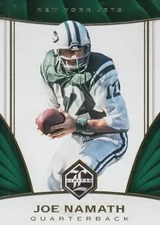 2016 Panini Limited #60 - Joe Namath - New York Jets