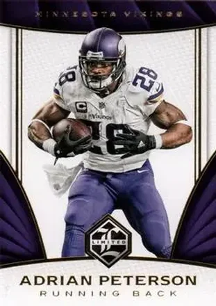 2016 Panini Limited #92 - Adrian Peterson - Minnesota Vikings