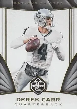 2016 Panini Limited #96 - Derek Carr - Oakland Raiders