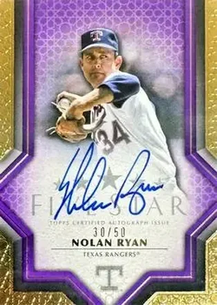 2023 Topps Five Star - Purple #FSA-NRY - Nolan Ryan - Texas Rangers