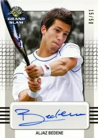 2018 Leaf Grand Slam - Silver #BA-AB1 - Aljaz Bedene