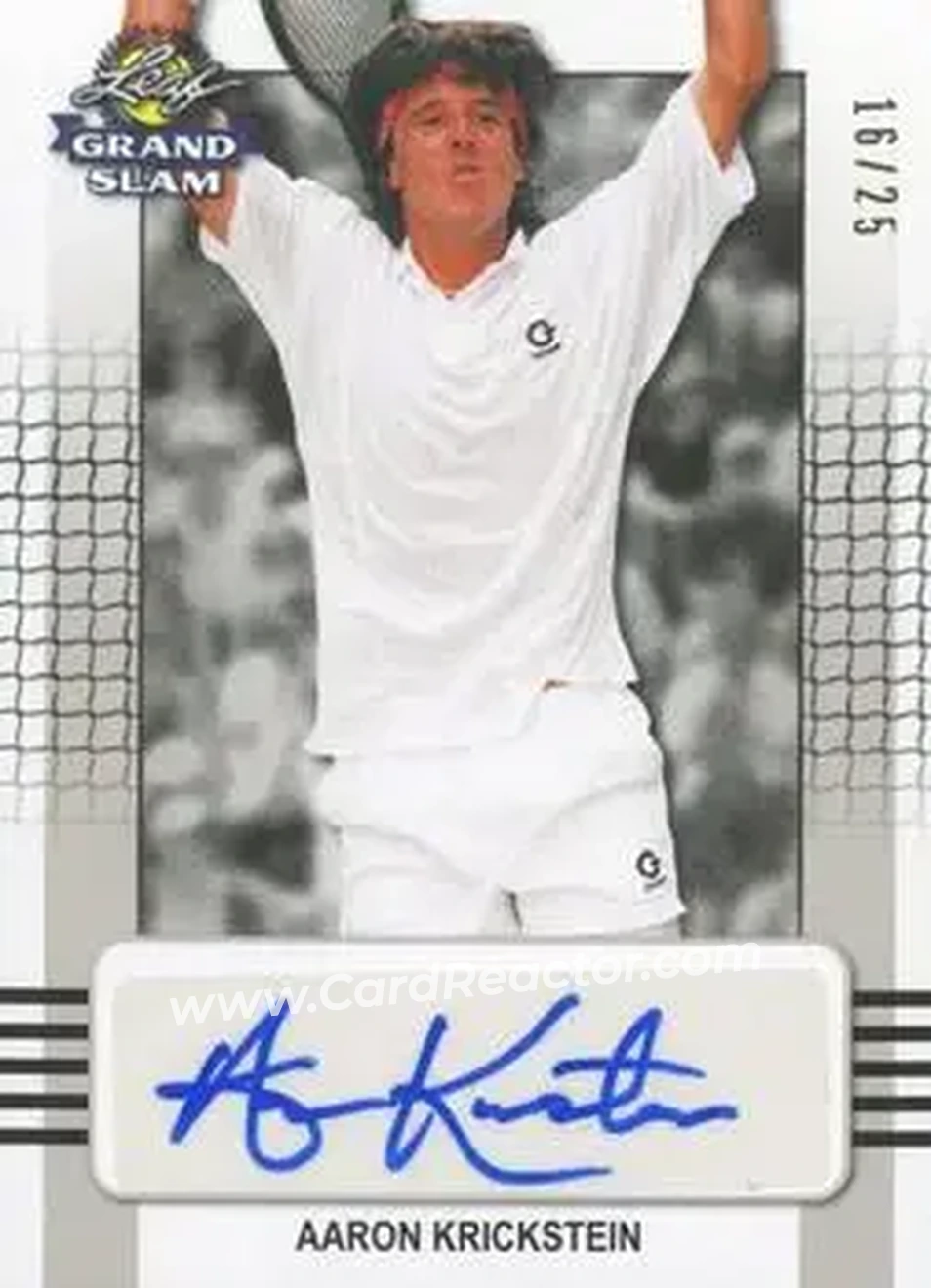 2018 Leaf Grand Slam - Silver #BA-AK1 - Aaron Krickstein - Front