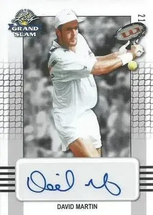 2018 Leaf Grand Slam - Silver #BA-DM1 - David Martin
