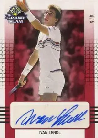 2018 Leaf Grand Slam - Red #BA-IL1 - Ivan Lendl