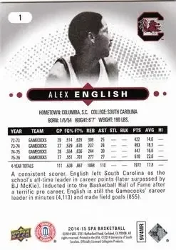 Back of Alex English