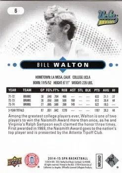 Back of Bill Walton