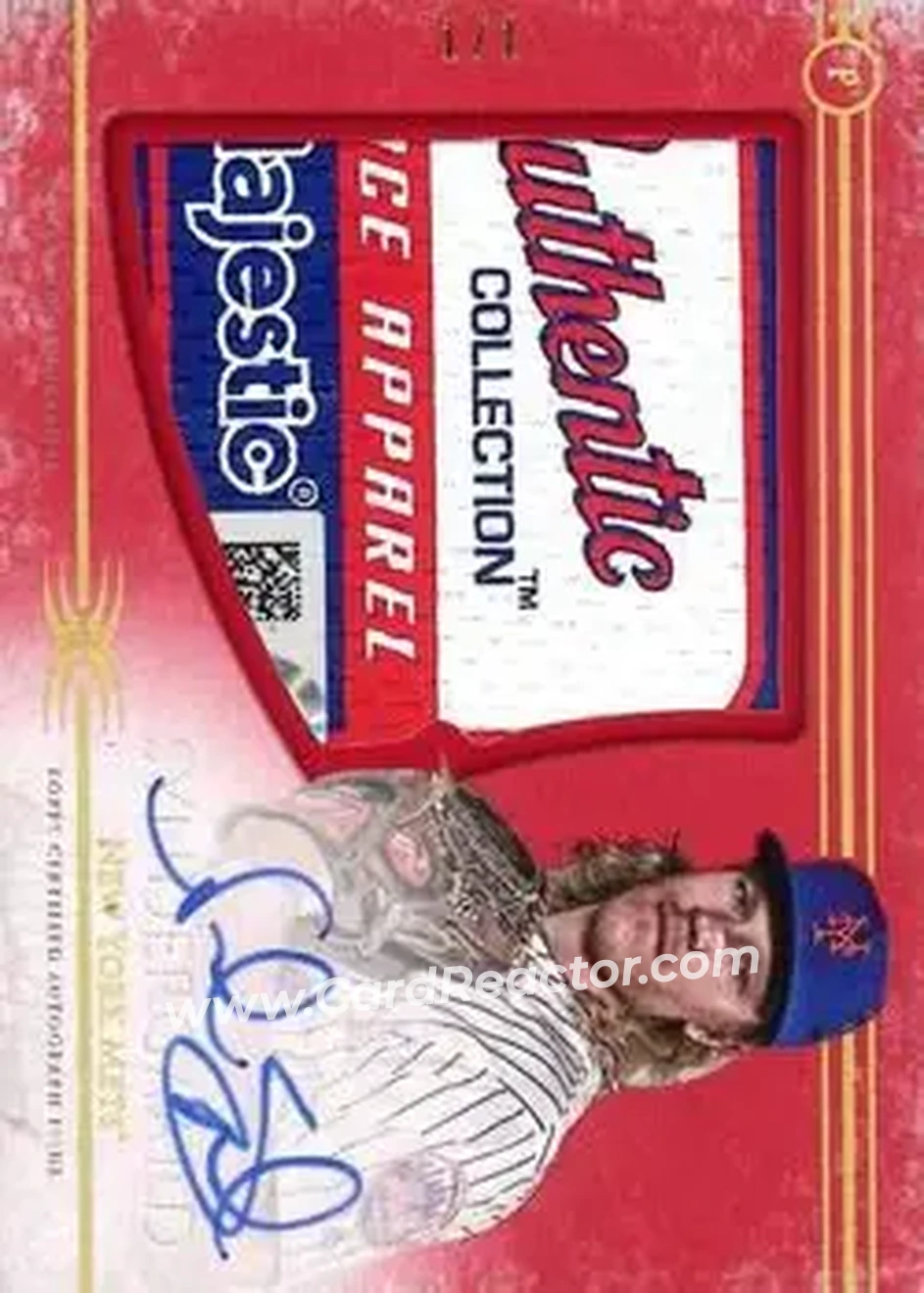 2017 Topps Definitive Collection - Red #ARC-NS - Noah Syndergaard - New York Mets - Front
