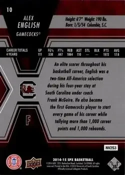 Back of Alex English