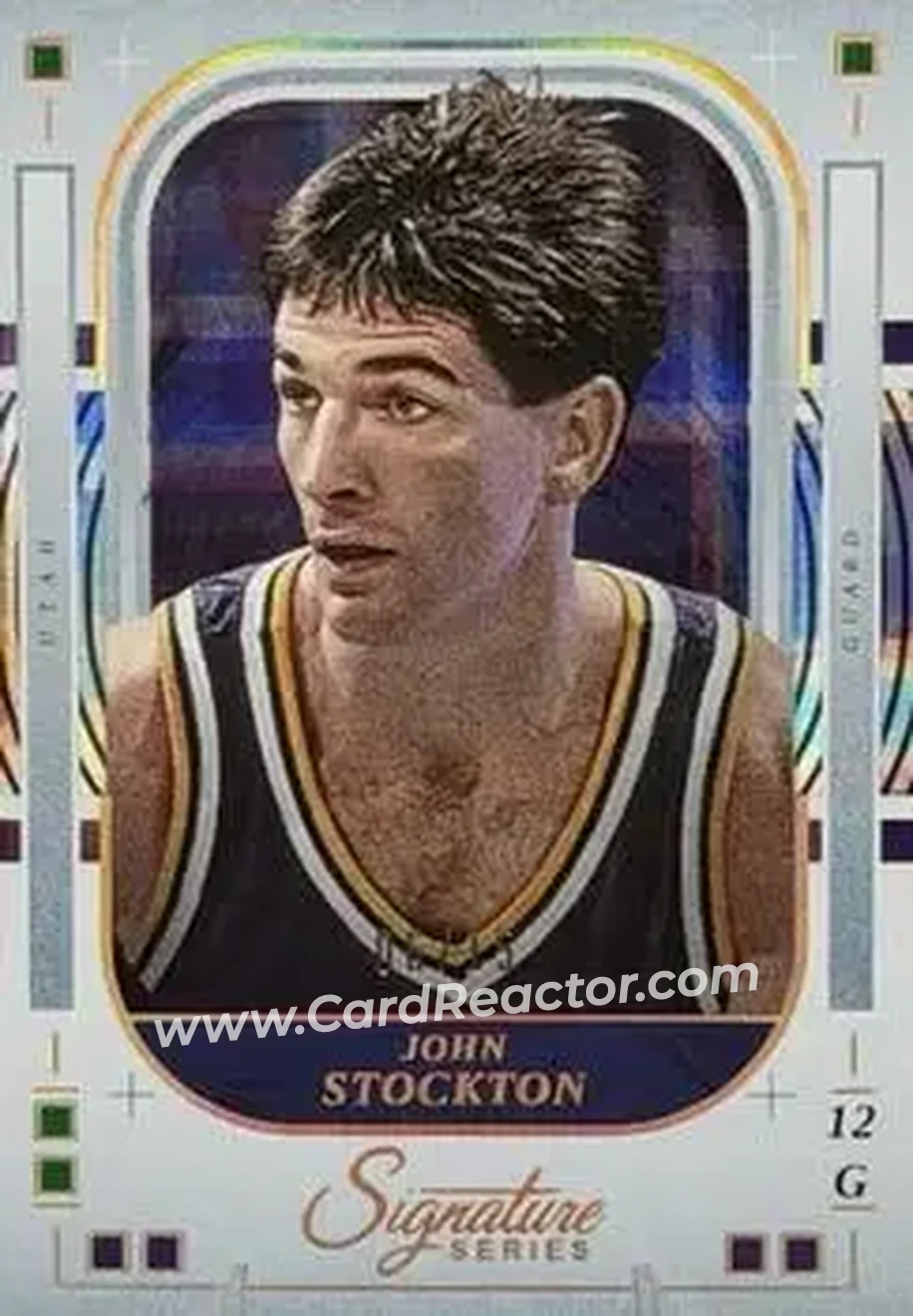 2025-26 Panini Signature Series - Plaid #70 - John Stockton - Utah Jazz - Front