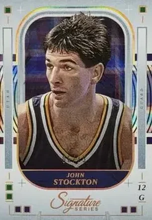 2025-26 Panini Signature Series - Plaid #70 - John Stockton - Utah Jazz