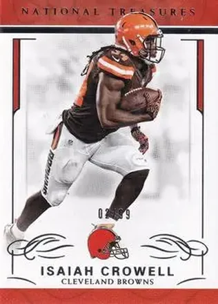 2016 Panini National Treasures #24 - Isaiah Crowell - Cleveland Browns