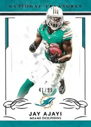 2016 Panini National Treasures #57 - Jay Ajayi - Miami Dolphins