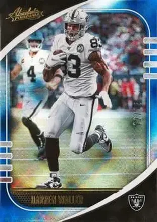 2020 Panini Absolute - Blue Diamonds #35 - Darren Waller - Las Vegas Raiders