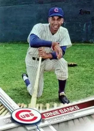 2017 Topps Update #US10d - Ernie Banks - Chicago Cubs