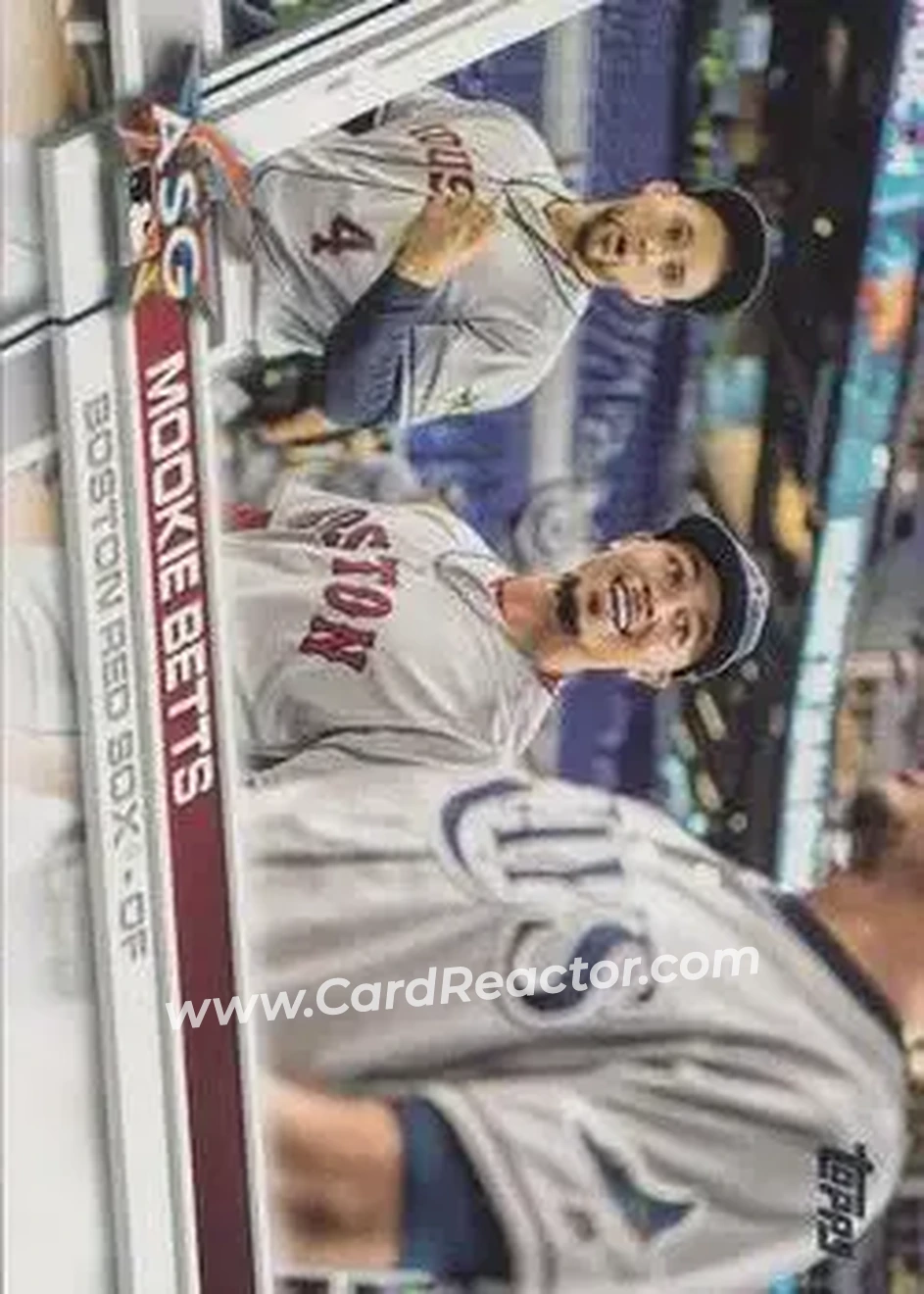 2017 Topps Update #US18b - Mookie Betts - Boston Red Sox - Front