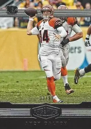 2016 Panini Plates & Patches #20 - Andy Dalton - Cincinnati Bengals