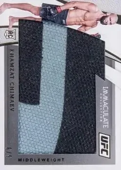 2021 Panini Immaculate Collection UFC feature card