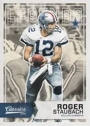 2016 Panini Classics #123 - Roger Staubach - Dallas Cowboys