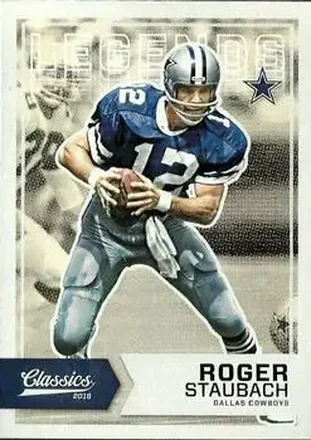 2016 Panini Classics #123b - Roger Staubach - Dallas Cowboys