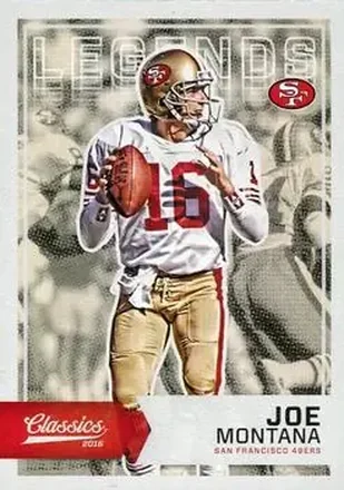 2016 Panini Classics #127b - Joe Montana - San Francisco 49ers
