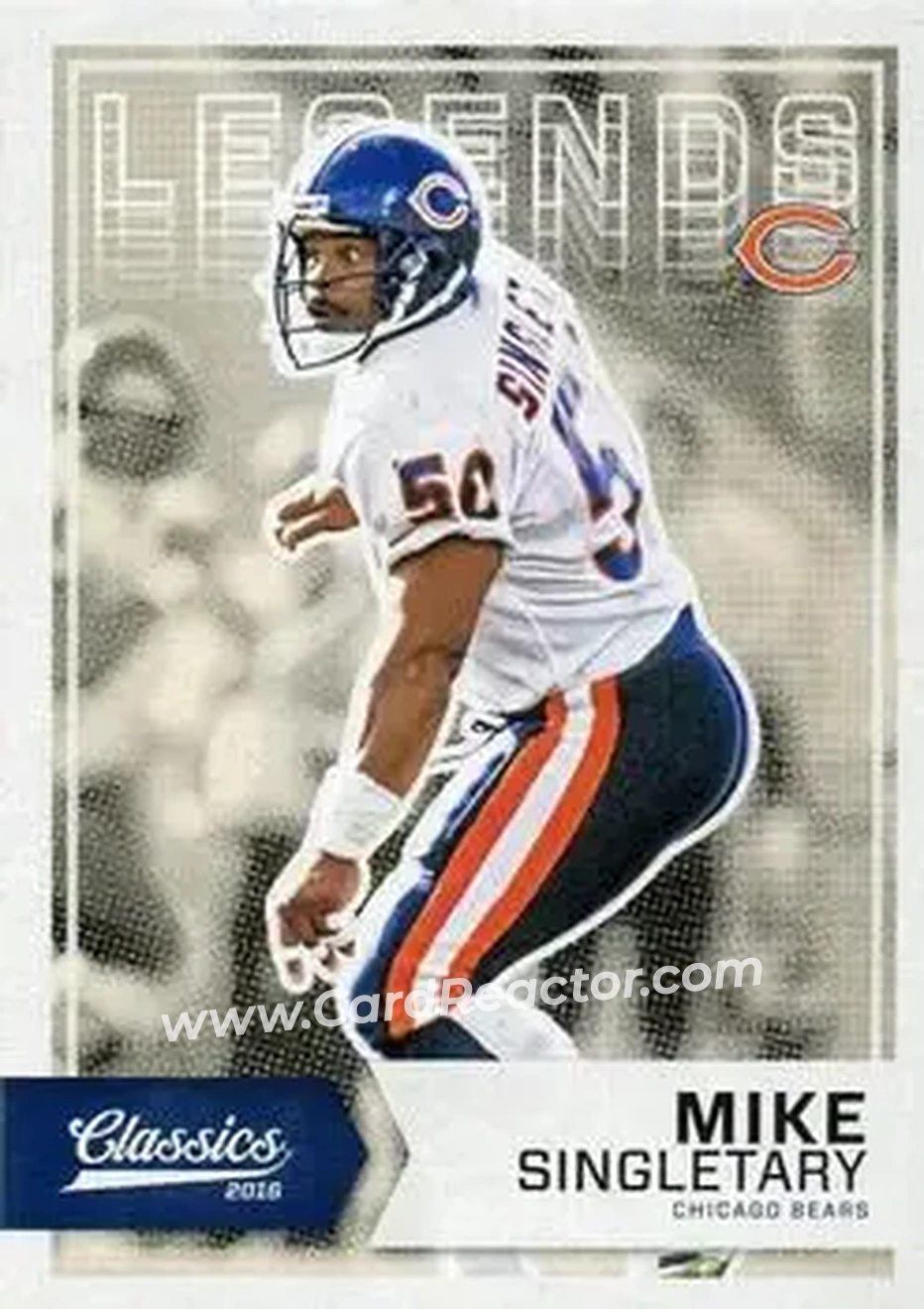 2016 Panini Classics #132 - Mike Singletary - Chicago Bears - Front