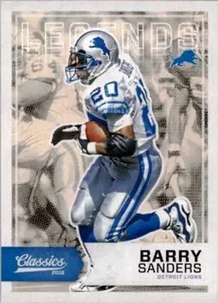 2016 Panini Classics #138 - Barry Sanders - Detroit Lions